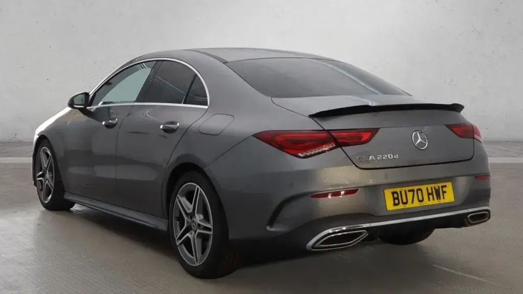 Used Mercedes CLA220 AMG line 190 HP (139 kW) 2020 Grey Coupe