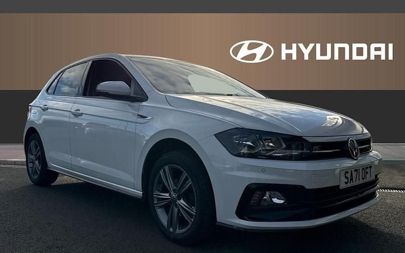 White Used 2021 VW Polo R-line Hatchback | £12,369 (Fair price) - Image 1/4