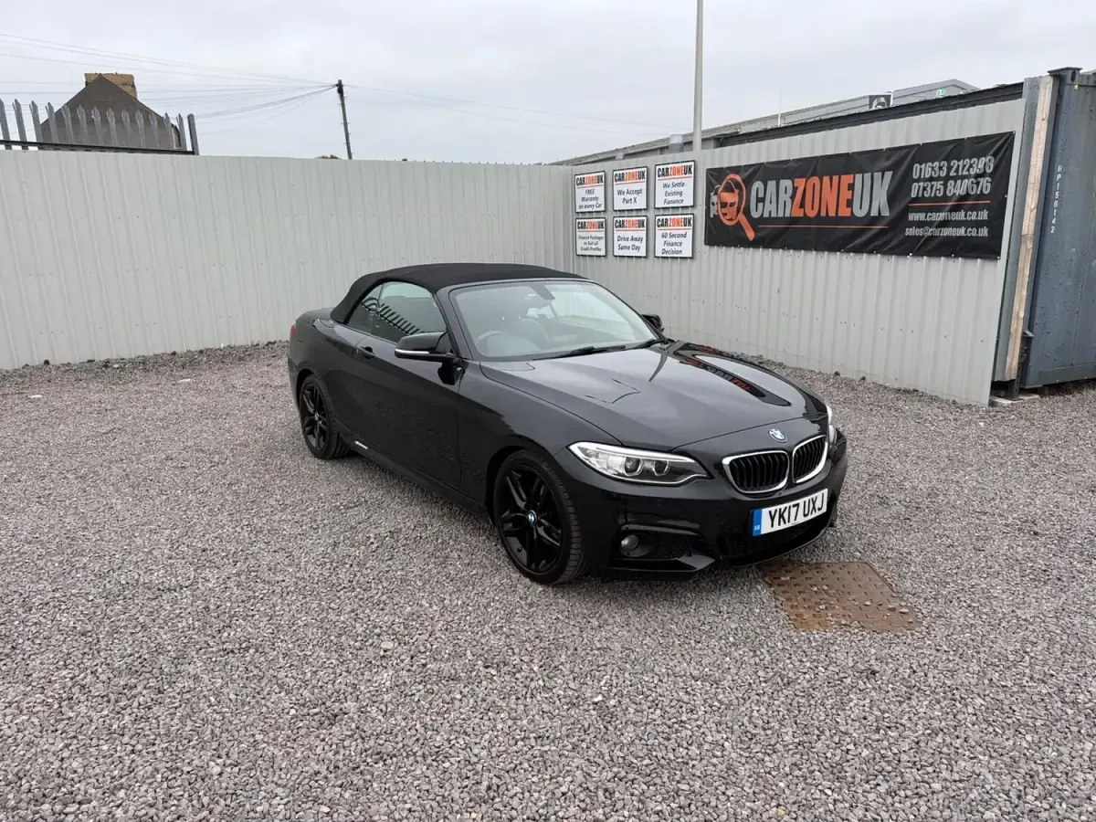 Used BMW 225 M Sport 224 HP (164 kW) 2017 Black Cabriolet