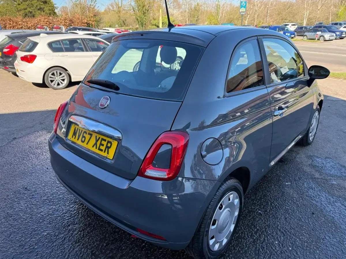 Used Fiat 500 Pop 69 HP (50 kW) 2017 Grey Hatchback