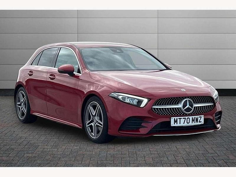Red Used 2020 Mercedes A180 AMG line Hatchback | £14,325 (Fair price) - Image 1/4