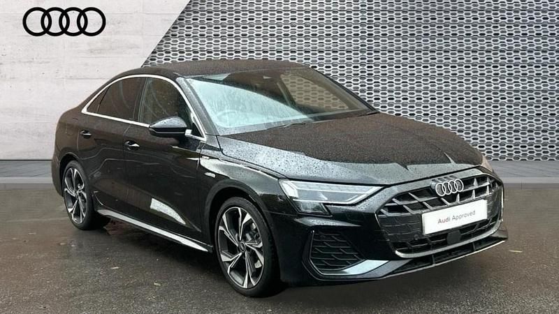 Black Used 2025 Audi A3 S-Line Sedan | £29,668 (A bit pricey) - Image 1/4