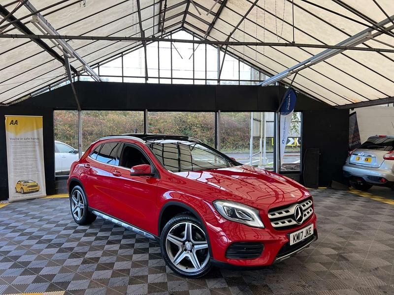 Red Used 2017 Mercedes GLA220 AMG Line Premium Plus SUV | £14,495 (Good price) - Image 1/3