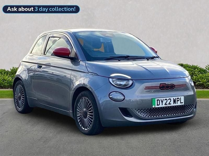 Grey Used 2022 Fiat 500e Red Hatchback | £12,480 (Fair price) - Image 1/4