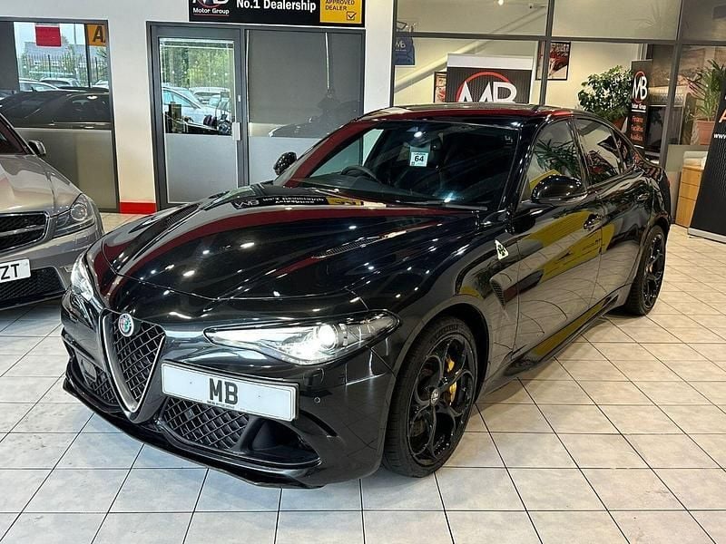 Used Alfa Romeo Giulia Quadrifoglio 510 HP (375 kW) 2018 Black Sedan