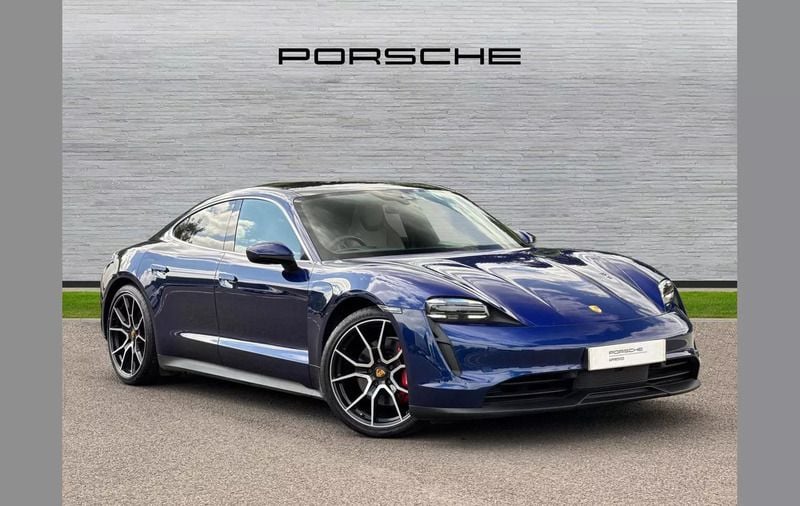 Gentian blue Used 2020 Porsche Taycan Sedan | £47,900 (A bit pricey) - Image 1/3