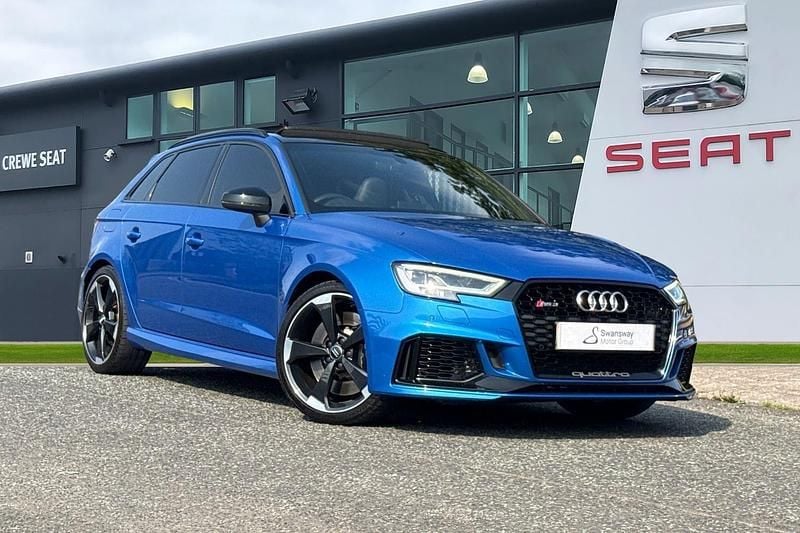 Blue Used 2018 Audi RS3 Advanced Hatchback | £30,490 (Super price) - Image 1/4