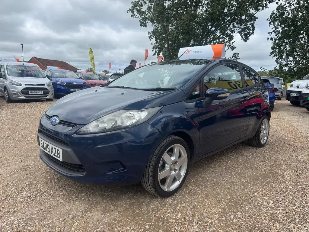 Used Ford Fiesta Style 82 HP (60 kW) 2009 Blue Hatchback