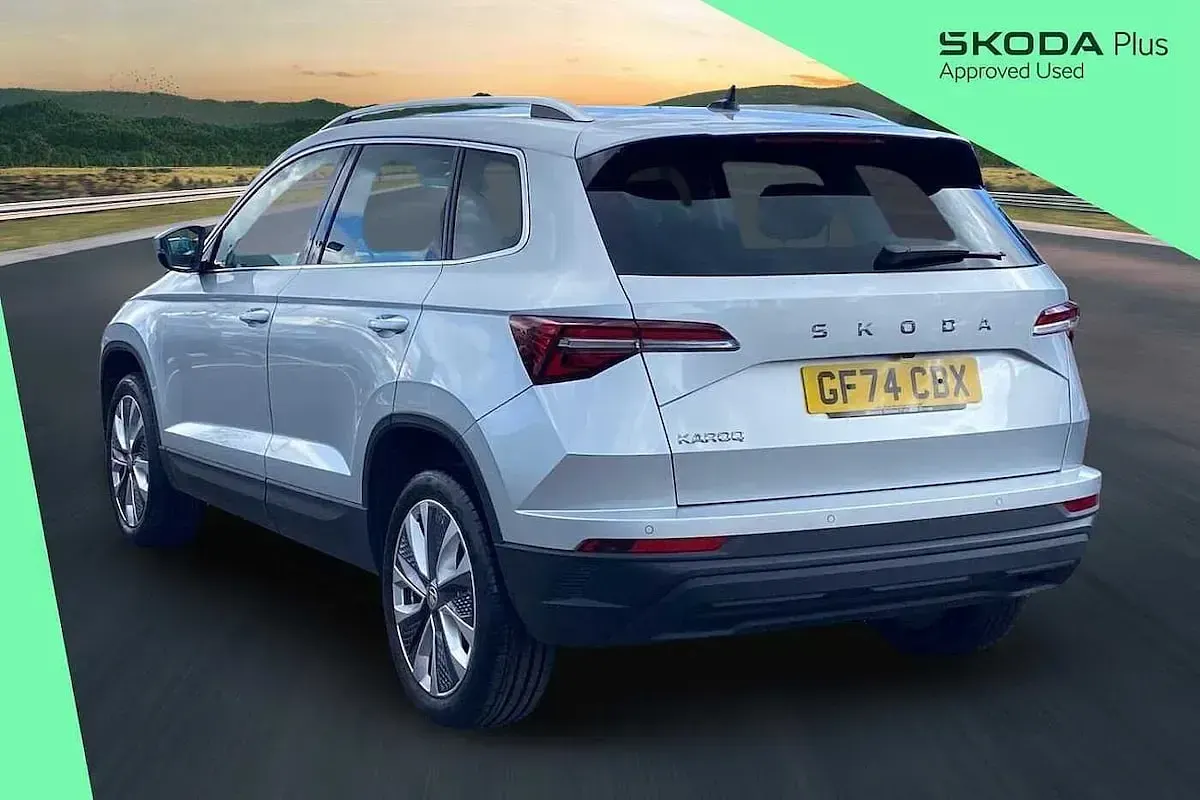 Used Skoda Karoq SE L 110 HP (80 kW) 2024 Brilliant silver metallic SUV