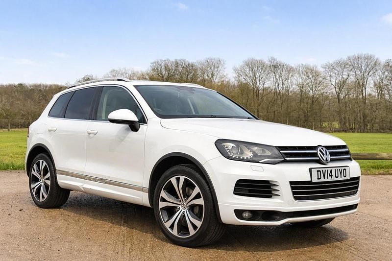 Used VW Touareg R-line 2014 White SUV