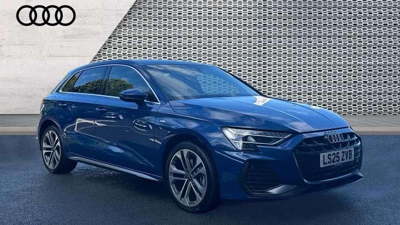 Blue Used 2025 Audi A3 e-tron S-Line Hatchback | £28,096 (Fair price) - Image 1/4