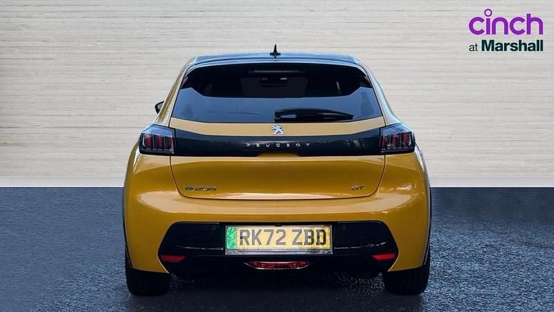 Used Peugeot e-208 GTi 100 kW (136 HP) 2022 Yellow Hatchback