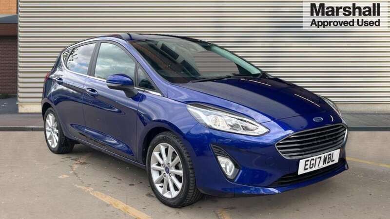 Blue Used 2017 Ford Fiesta Titanium Hatchback | £8,790 (Fair price) - Image 1/4