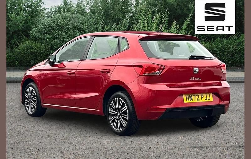 Used Seat Ibiza SE Technology 95 HP (69 kW) 2022 Red Hatchback