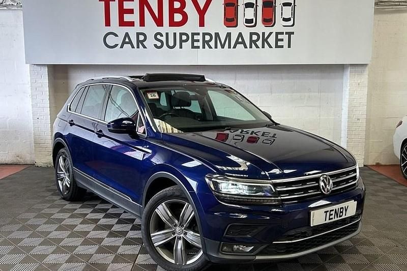 Used VW Tiguan SEL 180 HP (132 kW) 2017 Blue SUV