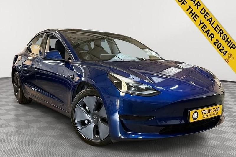 Blue Used 2021 Tesla Model 3 Standard Range Sedan | £17,699 (Fair price) - Image 1/1