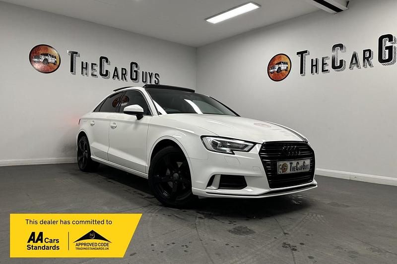 Used Audi A3 Sport 116 HP (85 kW) 2018 White Sedan
