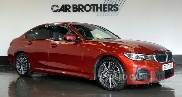 Begagnad BMW 330e M Sport 2021 Orange Sedan