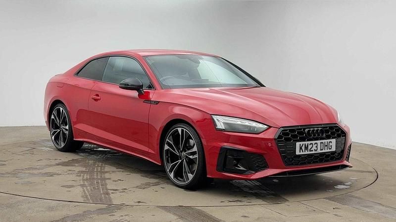 Red Used 2023 Audi A5 Black Edition Coupe | £28,990 (Fair price) - Image 1/4