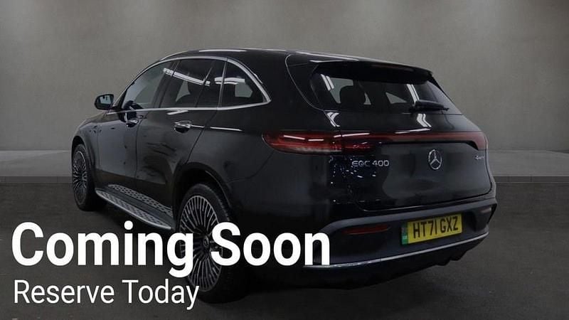 Used Mercedes EQC400 AMG line 300 kW (408 HP) 2021 Black SUV