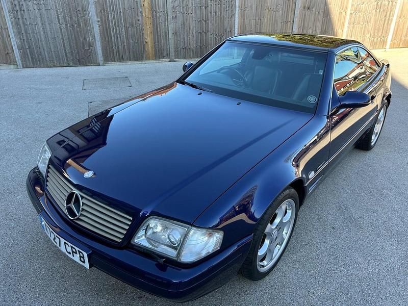 Used Mercedes SL320 2000 Blue Cabriolet