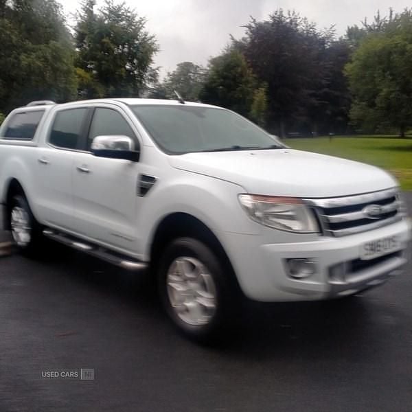White Used 2015 Ford Ranger Limited Pickup | £8,995 (Super price) - Image 1/4