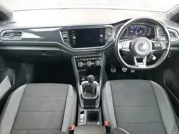 Used VW T-Roc R-line 150 HP (110 kW) 2018 White SUV