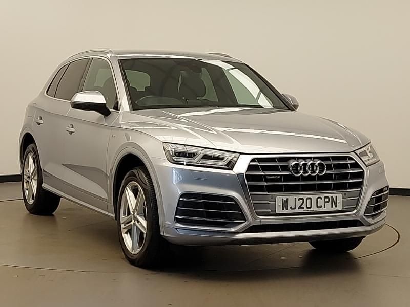 Silver Used 2020 Audi Q5 S-Line SUV | £22,998 (Good price) - Image 1/4