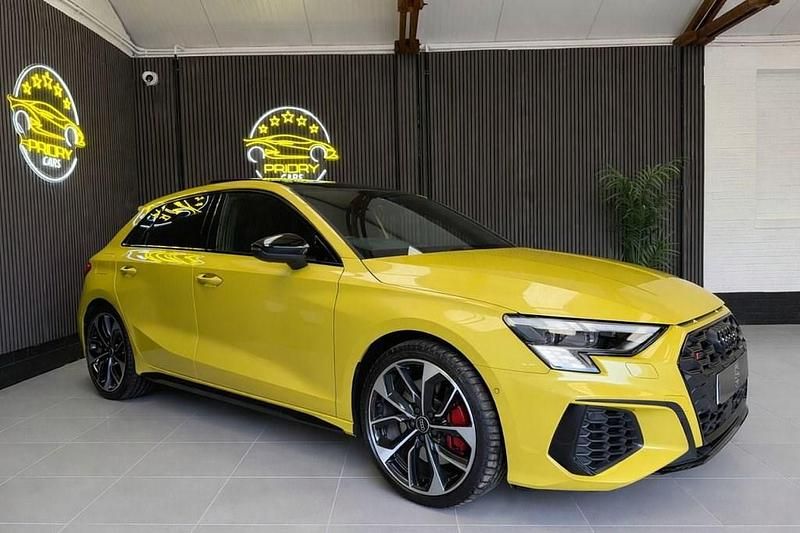 Used Audi S3 Sportback Advanced 2022 Yellow Hatchback