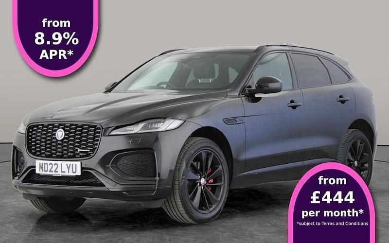 Black Used 2022 Jaguar F-Pace R-Dynamic SUV | £29,650 (Fair price) - Image 1/3
