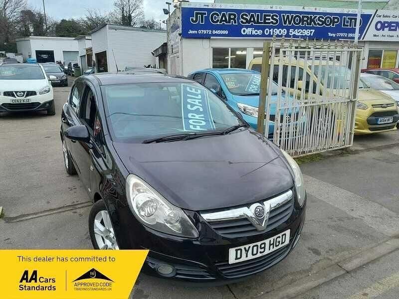 Used Vauxhall Corsa 2009 Black Hatchback