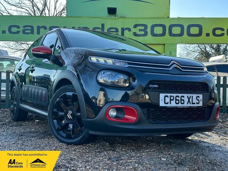 Black Used 2017 Citroën C3 Flair Hatchback | £5,200 (Fair price) - Image 1/3