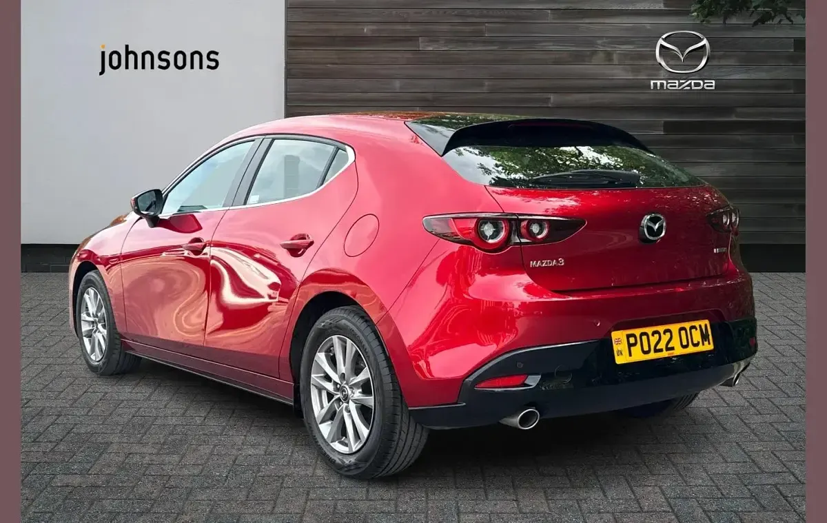 Used Mazda 3 120 HP (88 kW) 2022 Red Hatchback