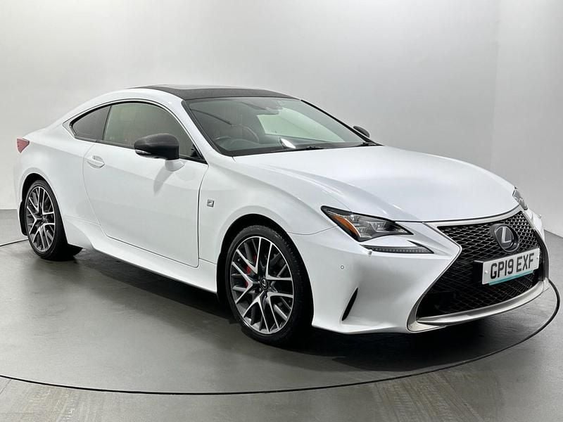 White Used 2018 Lexus RC300h Sport Line Coupe | £21,626 (Fair price) - Image 1/3