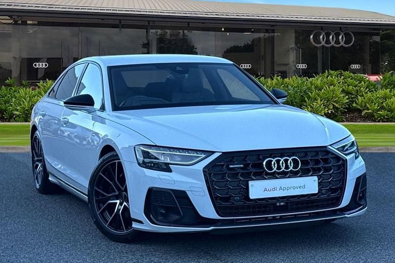 White Used 2023 Audi A8 Black Edition Sedan | £43,550 (Fair price) - Image 1/4