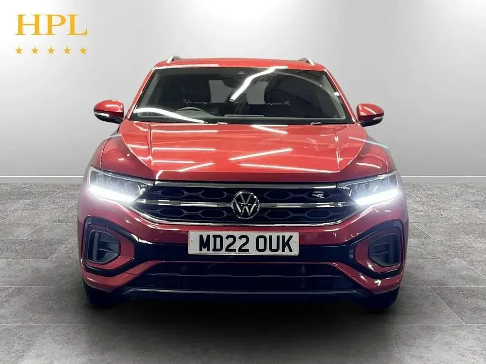 Usado VW T-Roc R-line 150 CV (110 kW) 2022 Rojo SUV
