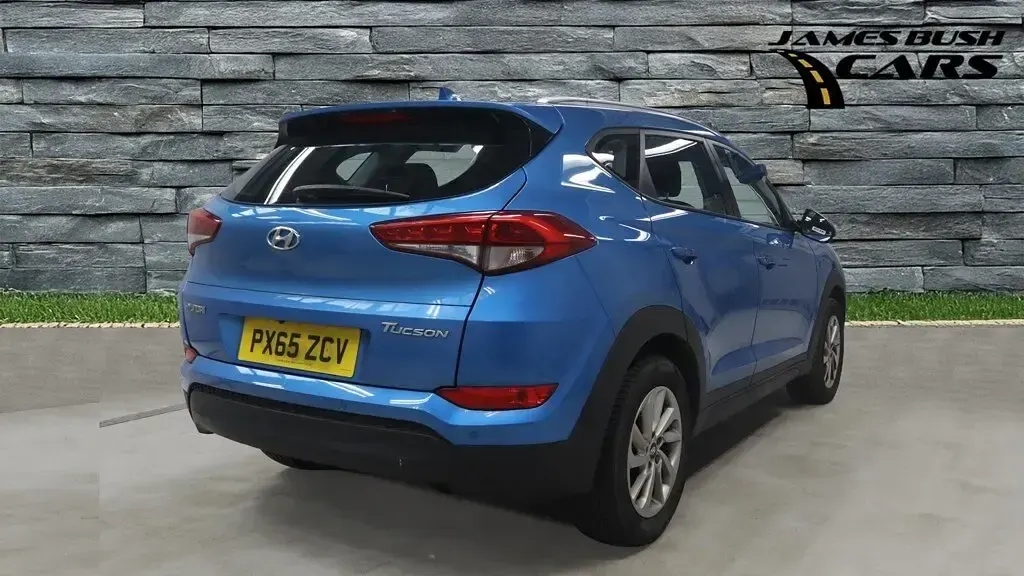 Used Hyundai Tucson SE 116 HP (85 kW) 2015 Blue SUV