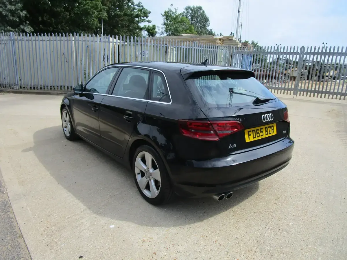 Used Audi A3 Sport 110 HP (80 kW) 2015 Black Hatchback
