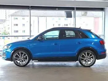 Used Audi Q3 Black Edition 184 HP (135 kW) 2017 Blue SUV