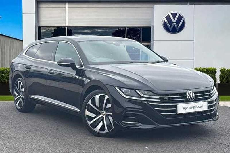 Black Used 2022 VW Arteon R-line Estate | £23,314 (Fair price) - Image 1/4