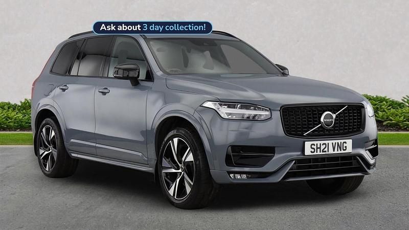 Grey Used 2021 Volvo XC90 R-Design SUV | £32,699 (Fair price) - Image 1/4