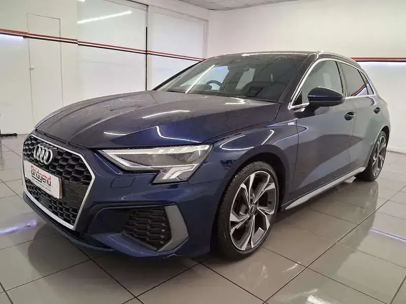 Used Audi A3 S-Line 110 HP (80 kW) 2023 Blue Sedan