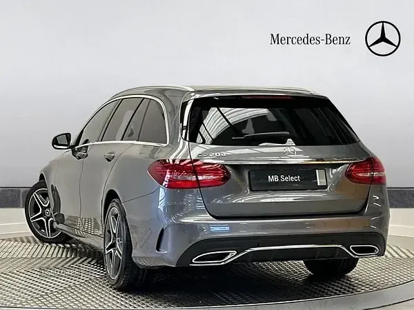 Second-hand Mercedes C220 AMG line 194 CP (142 kW) 2020 Gri Break