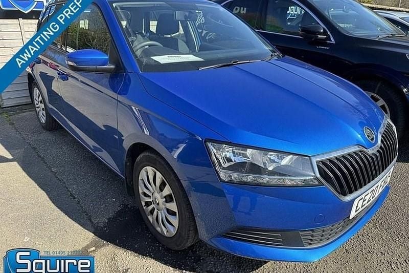 Used Skoda Fabia 75 HP (55 kW) 2020 Blue Hatchback