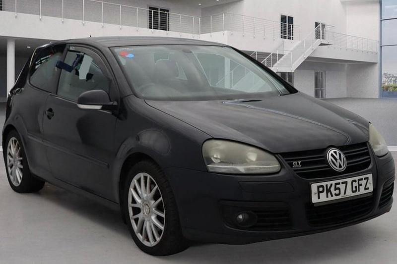 Used VW Golf V GT 170 HP (125 kW) 2007 Black Hatchback
