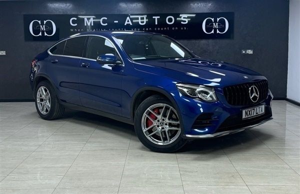 Blue Used 2017 Mercedes GLC350 AMG line Coupe | £17,390 (Good price) - Image 1/1
