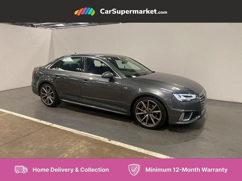 Grey Used 2018 Audi A4 S-Line Sedan | £14,997 (A bit pricey) - Image 1/4