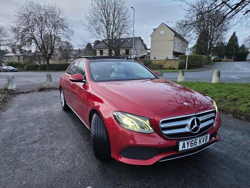 Used Mercedes E220 Premium 2016 Red Sedan
