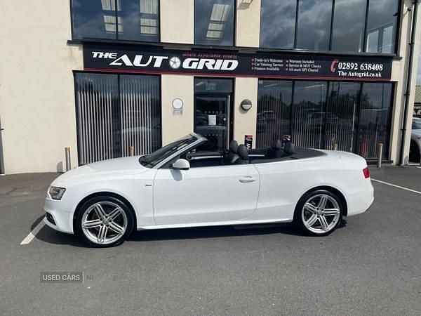 White Used 2013 Audi A5 Cabriolet S-Line Cabriolet | £6,895 (Fair price) - Image 1/4