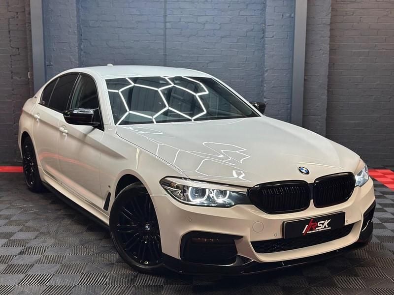 White Used 2018 BMW 530e M Sport Sedan | £18,995 (Fair price) - Image 1/4